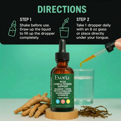 Evoria PCOS Thyroid & Liver Support Drops