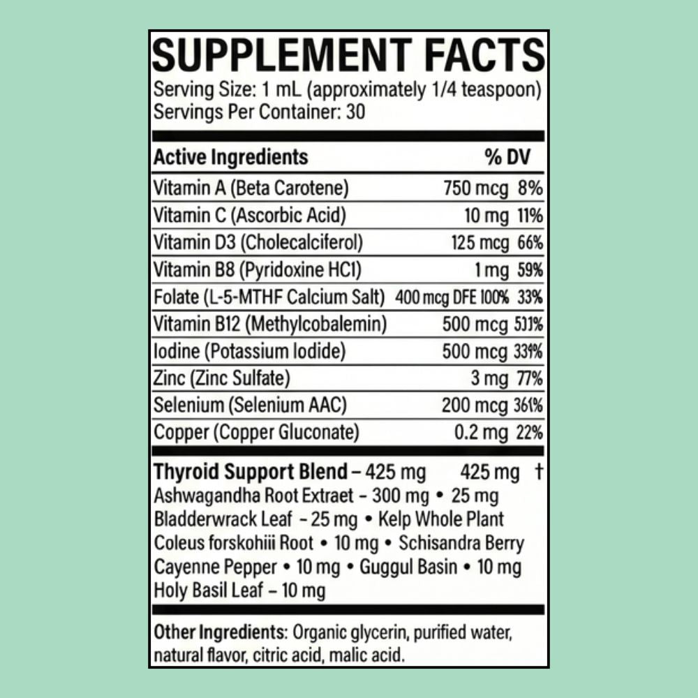 Evoria PCOS Thyroid & Liver Support Drops